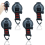 Suction Cup Tie Down with Rotating Hook, Multi-functional Suction Cups for Glass or Tile Surfaces, Easy to Use and Remove Design, Strong Adhesion 1