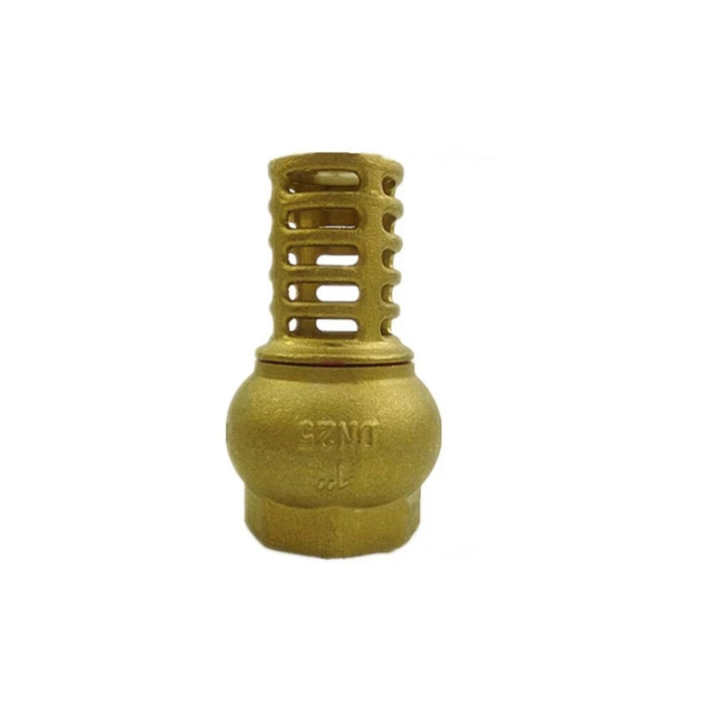 1' Bsp Brass Check Valve Foot Valve With Strainer Antibackflow Corrosion Resistant For Water Oil 9382693226891