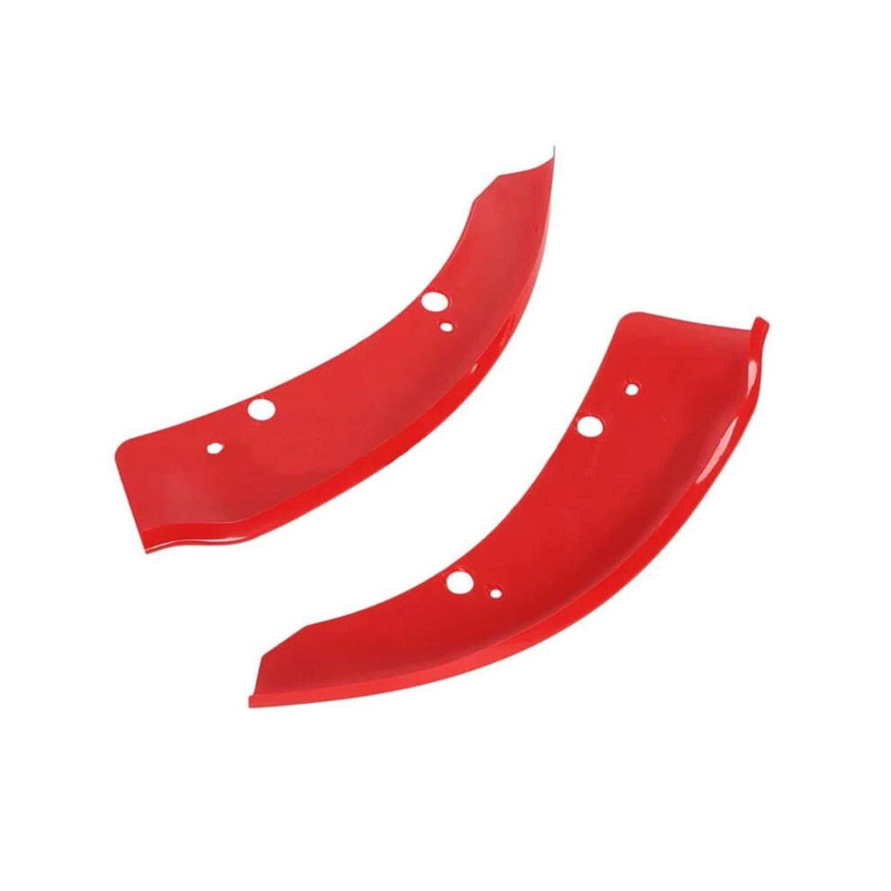 Front Splitter Bumper Lip Spoiler Wind Resistance Ucer For 20152021 Dodge Charger Scat Pack Red 9382693226945