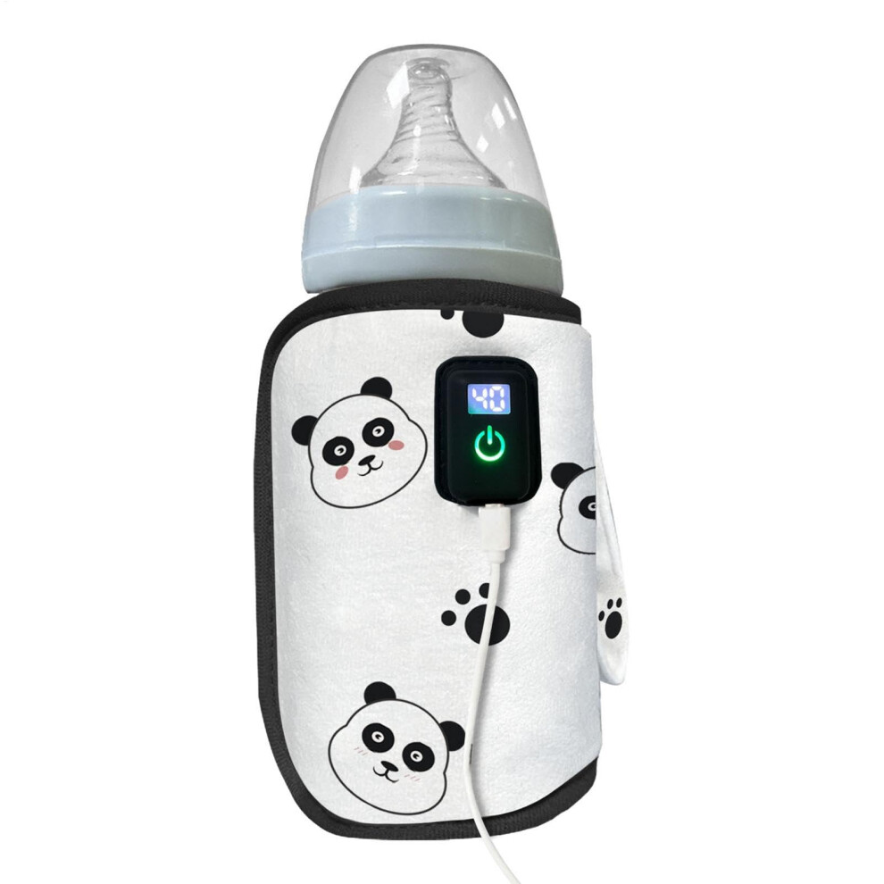 Portable Bottle Warmer - Adjustable Temperature 21 Speed Lightweight Breast Milk Warmer for Baby Formula and Breast Milk