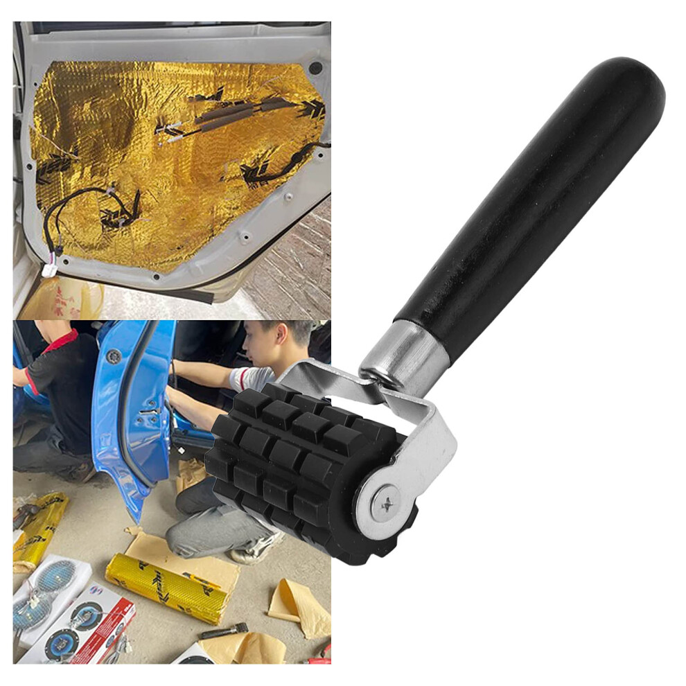 Silicone Wheel Noise Filter Roller 6.9In With Pine Handle For Car L 2In 9431375072070