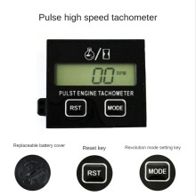 Digital Gasoline Engine Tachometer Resettable Inductive Contact Tachometer for Chain Saw Engine Lawnmower