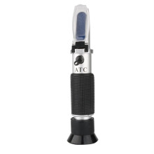 Refractometer 032% Brix, Handheld Optical Sugar Refractometer For Food & Beverages, ATC Temperature Compensation