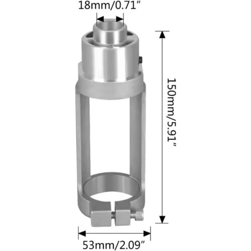 Mortiser Bit Fixing Bracket Adapter Square Hole Drill Bits, Electric Hand Drills Compatible, Supports Drill Diameters 2