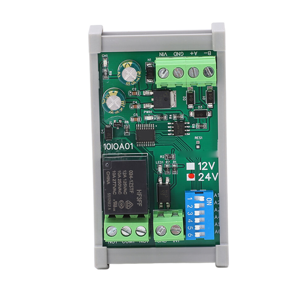 Dc 24V 1-Channel Rs485 Relay Module With Shell, Pcb, Surge Protection 5021375073197