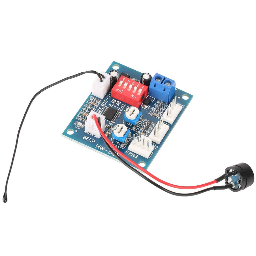 Dc 12V Pwm Fan Speed Controller For Pc With Smart Temperature Control And Manual Automatic Modes 9199774969321
