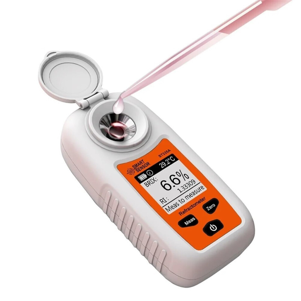 Refractometer Lcd Digital Refractometer With Atc For Fruit Juice And Beverages Sugar Content Meter 035% Saccharometer 9189345543289