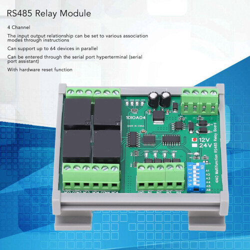 Multifunctional RS485 Relay Board - 64 Parallel Support DC12V 2