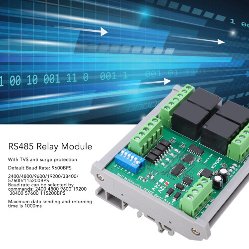 Multifunctional RS485 Relay Board - 64 Parallel Support DC12V 1