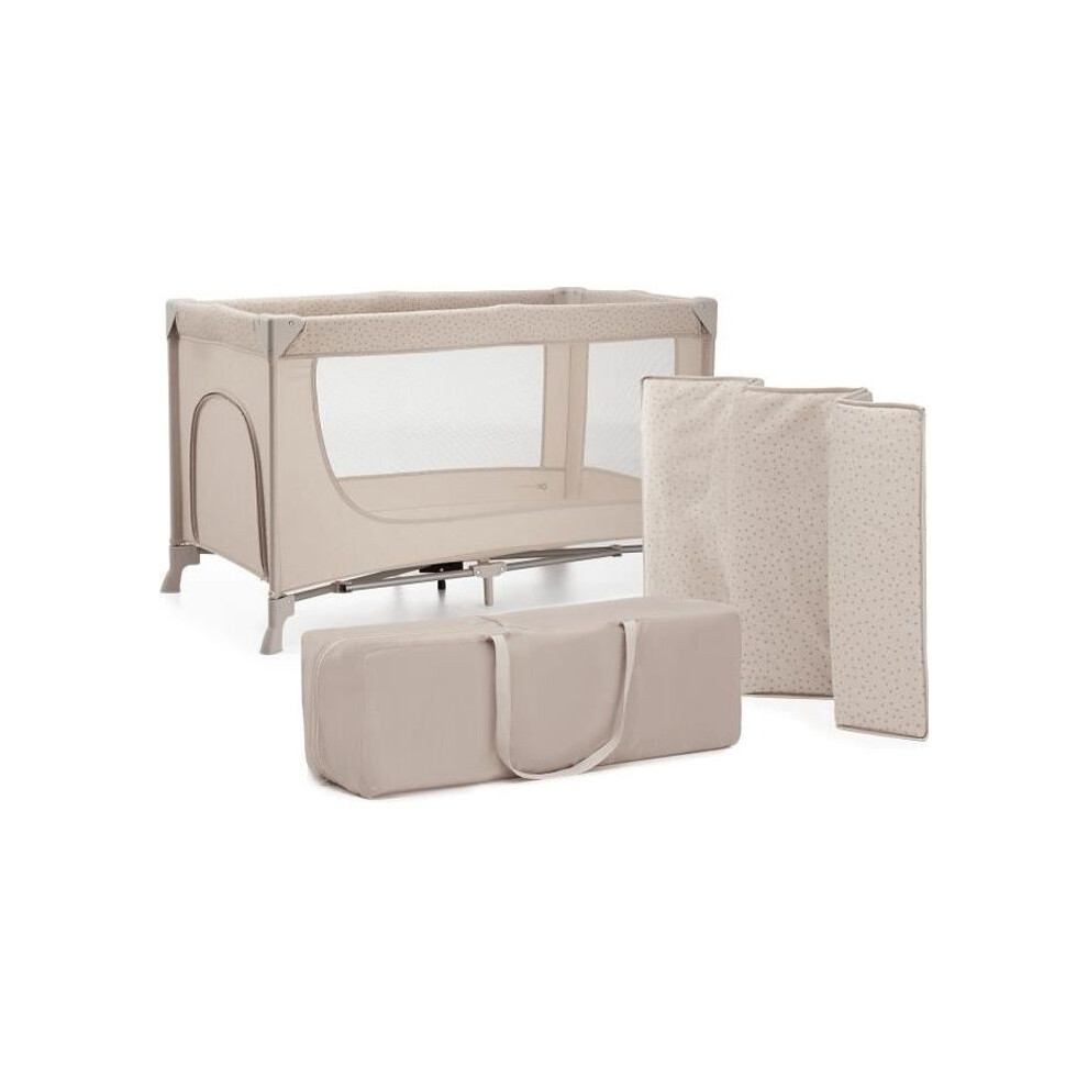 Kinderkraft Unisex Reisebett Joy 2 2In1 Beige Baby - Image 4