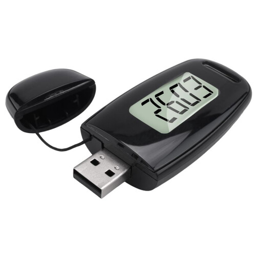 Simple Step Counter,Walking 3D Pedometer with Rechargeable Battery, Accurate Calorie Counter