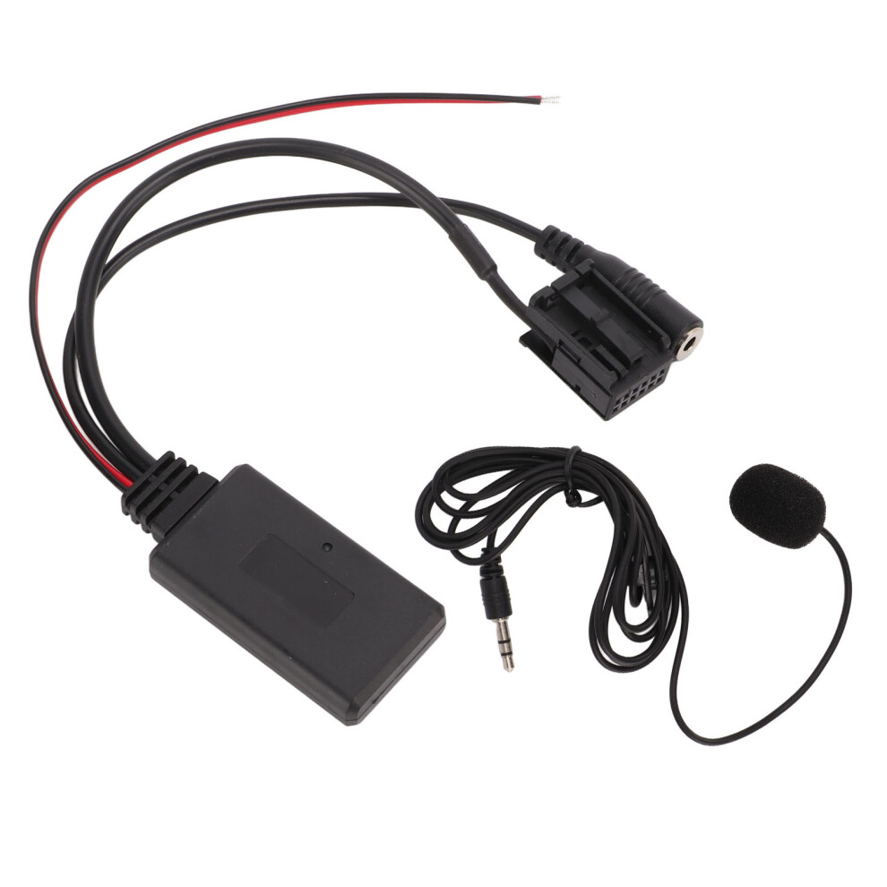 Aux In Adapter Bluetooth Audio Receiver For Ford 6000Cd Car Stereo Easy To Install Plug And Play Supports High Fidelity Audio Backward Compatible 9464372918720