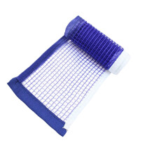 Professional Adjustable Pingpong Net Portable Tool Setup Weatherproof Outdoor Table Tennis Net Blue FourPack