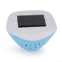 Energetic Colorful LED Floaters for Swimming Pools, Solar & USB Rechargeable, 1 Piece Waterproof Design