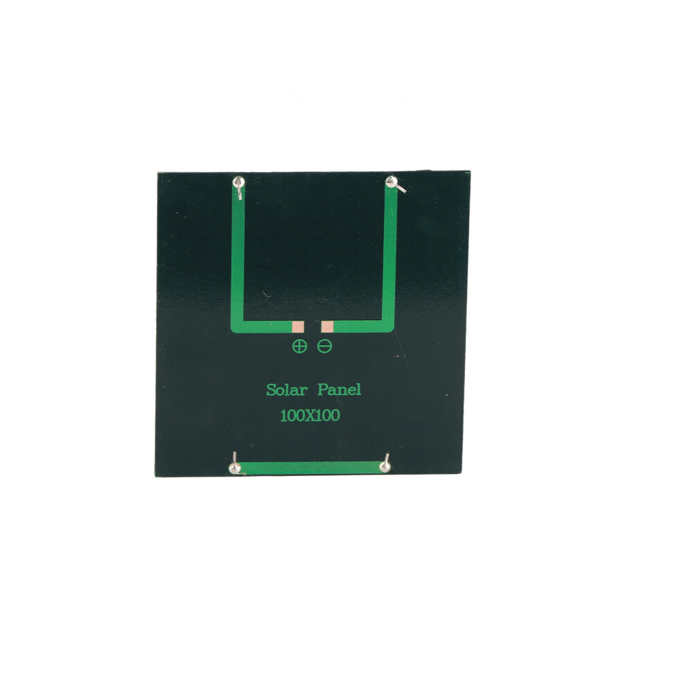 1.2W 5V Diy Polysilicon Solar Panel For Battery Charging, 100X100mm 8491375075731