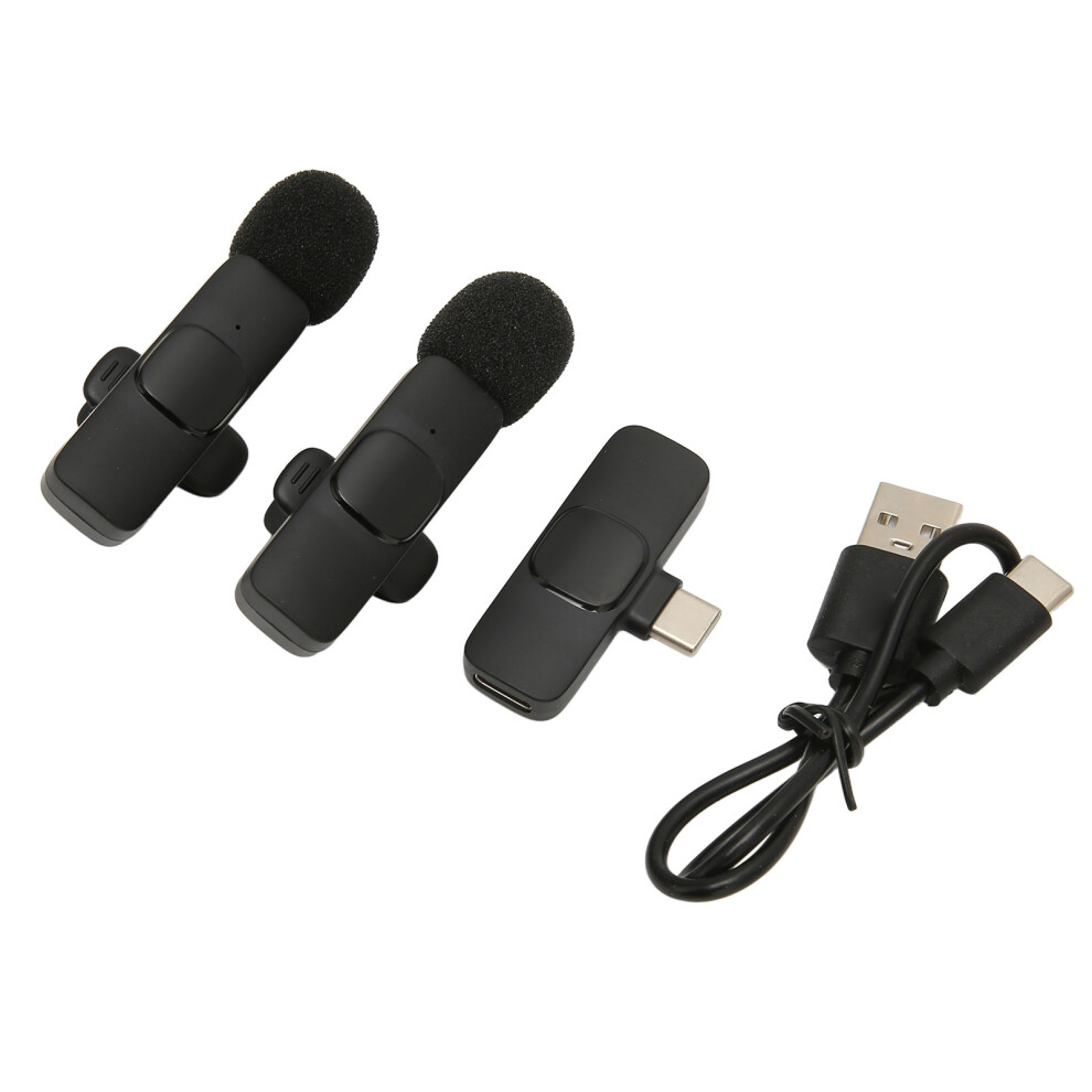 Professional Grade Wireless Lavalier Microphone, Omni Lav Mic For Tiktok Youtube, Clip-On Mic With Plug And Play, Rechargeable Battery For Long 9773935214644