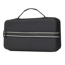 Waterproofs Pickleballs Racket Bag Organizers Hard EVA Storage Case Black Holds 2 Paddles and 4 Balls