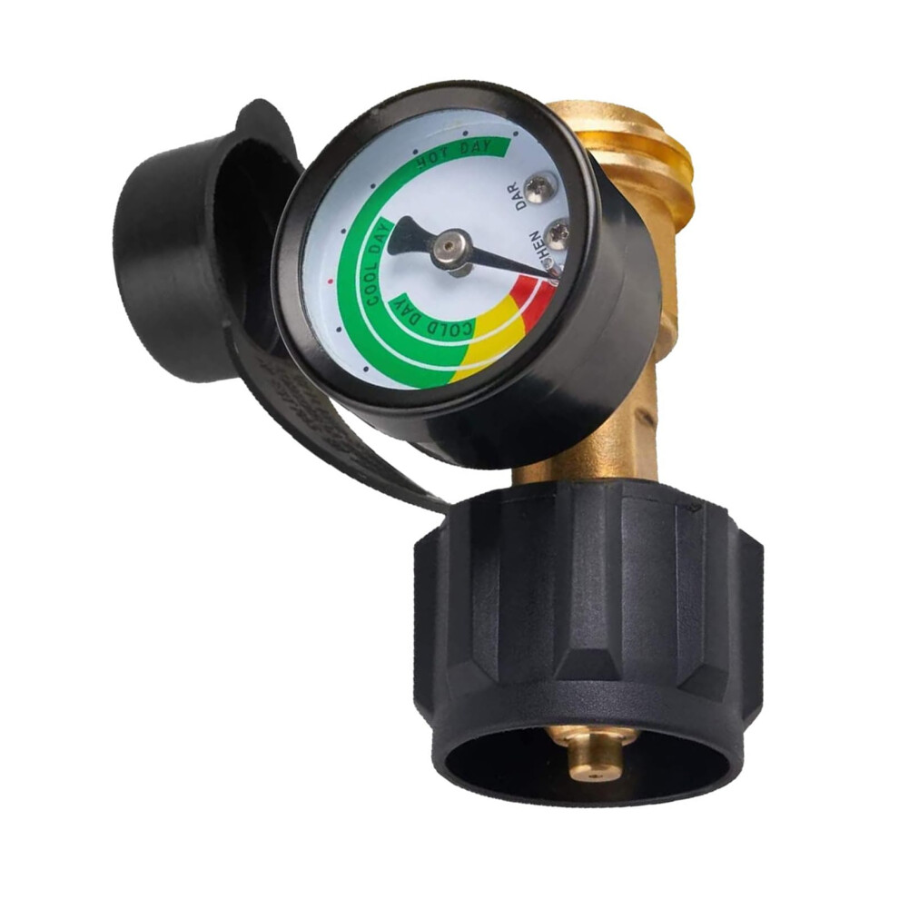 Brass Leak Detector Propane Tank Gauge, Cylinder Level Indicator, Brass Construction, Propane Heater Compatible 9199774970570