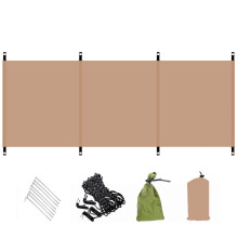 98X28 Inch Oxford Cloth Camping Wind Blocker With Ground Nails And Wind Ropes Storage Bag Breaker