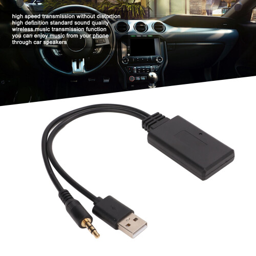 Universeller Bluetooth 5.0 Empfänger für Auto-Audio-Adapter USB Aux-Kabel 1