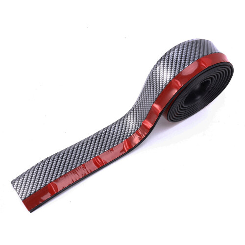 2.5M Car Front Bumper Lip Splitter Body Side Spoiler Protector Rubber Universal 2
