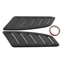 1 Pair Car Hood Air Outlet Decorative Panels Hood Air Intake Vents Universal Exterior Modified Vents for Mustang