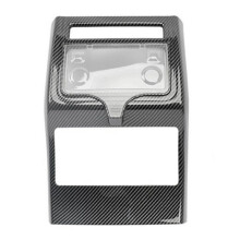 Auto Achterarmsteun Airco Ventilatiekap Airco Anti-Kick Hit Cover Koolstofvezel Afwerking voor GWM  H9 2024-2025