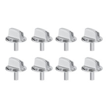8 STUKS Upgrade 5304525746 Vervangingen voor Fornuisknoppen met Lange Steel, Compatibel met Gasfornuisbereikovenknoppen