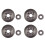 8X Replacement Eletric Tool Angle Grinding Spiral Bevel Gear Series for  100 1
