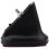 1 pcs Bicycle Rear Tail  Reflector Mudguard Oval Warnning Red black 6