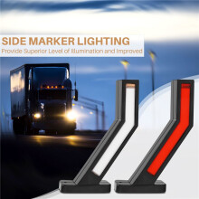 2PCS 33LED AnhäNger LED Seitenmarkierungsbeleuchtung Umrissmarkierungs-LKW-Licht Van LED-Lichter für AnhäNger 12-24V
