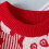 Men's Winter Jumper Long Knitted Crew Neck Pullover Red Size L Warm Student 4