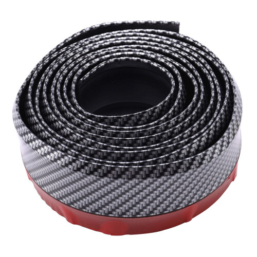 2.5M Car Front Bumper Lip Splitter Body Side Spoiler Protector Rubber Universal