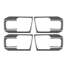 Carbon Fiber Car Inner Door Handle Cover Trim Sticker for  Ram 1500 2013-2018 Interior Accessories