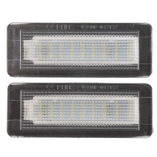 2X Car Led License Plate License Plate Light for - Fortwo W450 W451 W453