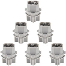 6Pcs Car T20 Socket Brake Tail Lamp Rear Light Socket Holder for Accord T20W 33515-S50-003