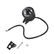 Faro de Motocicleta de 3 Pulgadas, 30W, 6000LM, Ojo de Pez, LED, Faro de Motocicleta, Faros Antiniebla de ConduccióN, + Luz áMbar