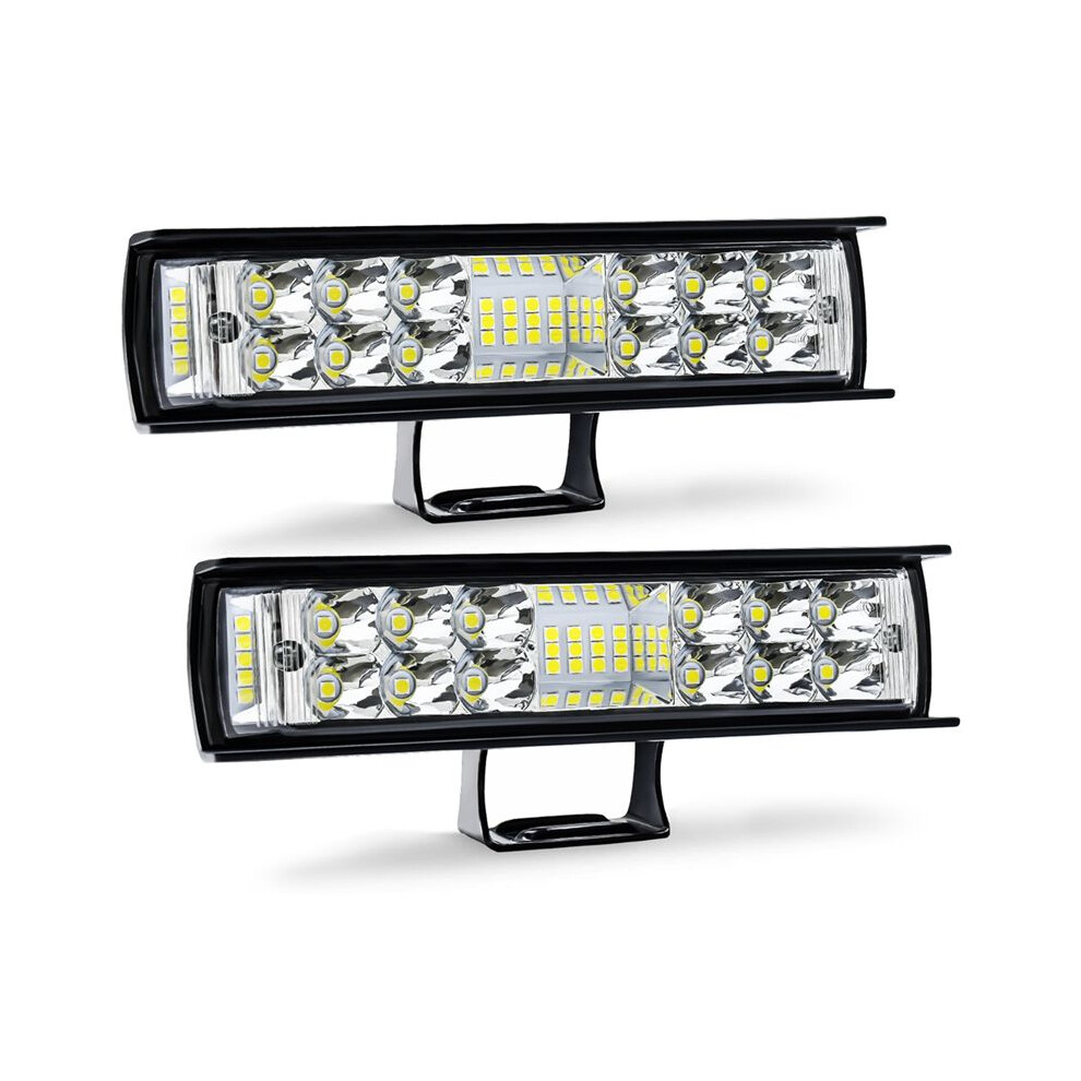 Led Bar 6 Inch 60W 6000Lm Led Pods Flood Spot Combo Off Road Driving Fog For Truck Atv Boat - 2Pcs Light 6033892093663