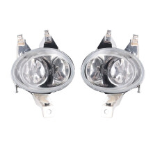 Car Front Fog Lamp Fog Light Front Bumper Lamp Reflector Light Driving Anti Fog Light for 206 2005-2008