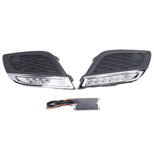 Car Daytime Running Light LED DRL Daylight with Dimmed Function Plating Style for  XC60 2011-2013