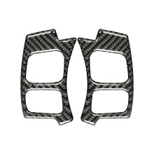 For IS250 IS200T IS300 IS350 2013-2019 Carbon Fiber Car Steering Wheel Button Panel Cover Decal Trim Accessories