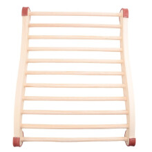 Encosto de Sauna, Encosto de Sauna de Madeira, Encosto ErgonôMico em Forma de S, Adequado para RecuperaçãO de Sauna, Saúde e Relaxamento