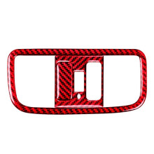 Red Carbon Fiber Overhead Lamp Panel Trim Cover for   8Th 2006-2011
