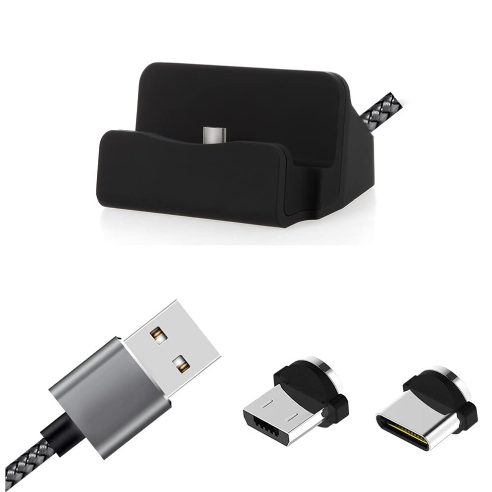 Usbc Docking Station With Magnetic Connection, Fast Charging And Data Sync For Shift 6M Black 9382693104175