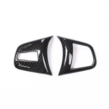 For X1 F48 1 Series F40 2 Series Active Tourer F45 Car Steering Wheel Buttons Frame Trim Cover, ABS Carbon