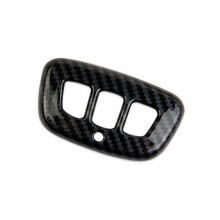 Car Sun Visor Button Cover Trim for Mustang 2024 Interior Accessories Carbon Fiber