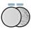 White+Silver Light Reflector Light Diffuser Collapsible for Studio Photography Lighting and Outdoor Lighting 5