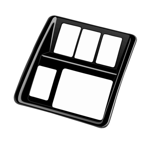 Car Multifunctional Button Trim Frame for  STEPWGN RP8 Interior Accessories RHD Gloss Black