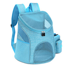 Breathable Pet Carrier Backpack For Small Dogs And Cats With Collapsible Silicone Dog Bowl Snack Pocket Ergonomic Back Support Portable Lightweight