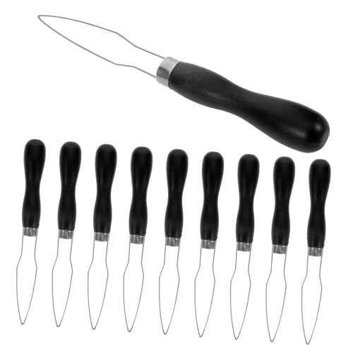 Button Helper Tool 10Pack With Plastic Handles for Seniors Snap Button Fastener and Zipper Pull Assist, Wedding Dresses